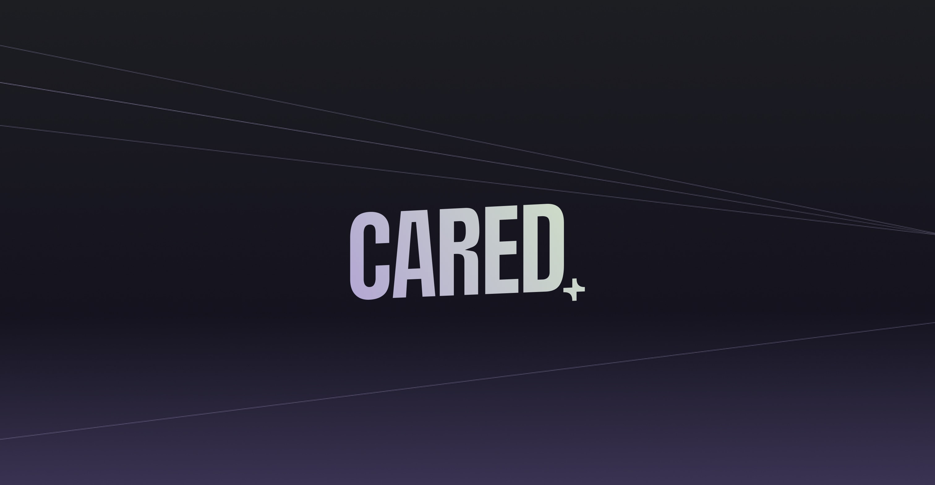 CARED homepage redesign displayed on a desktop screen.